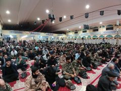 سخنان کوبنده سردار نائینی و دکتر بازوند در مصلی المهدی(عج)